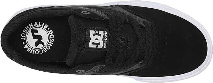 DC shoes Kalis Vulc black white size 12