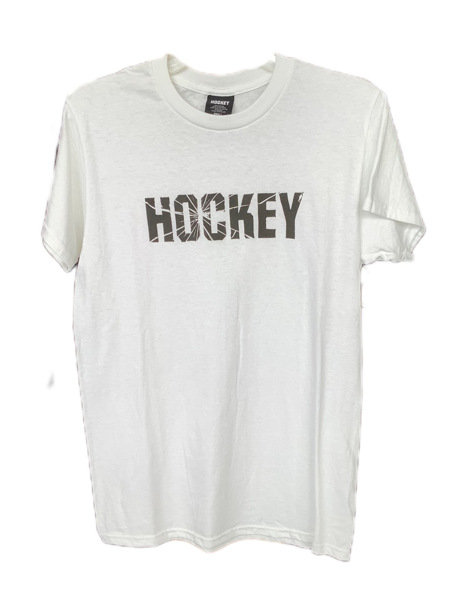 Hockey Shattered Logo Tee White XL