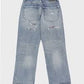 LAKAI DISTRESSED DOUBLE KNEE DENIMS pants