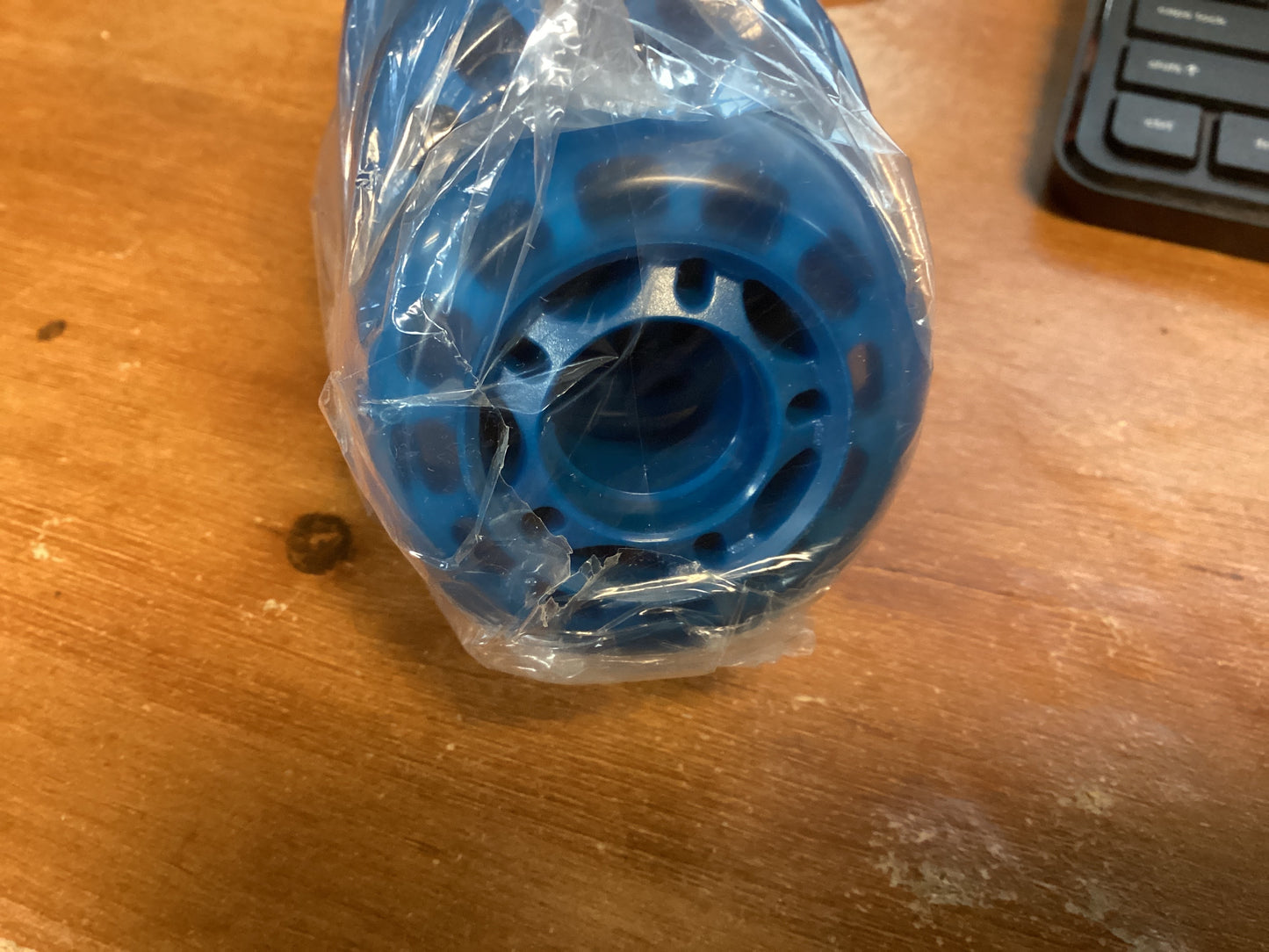 Blank 5 Spoke inline wheel set of 8 60mm 78A blue
