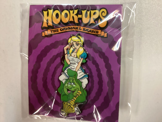 Hookups metal pin Alice and friends