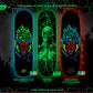 Santa Cruz X Stranger Things 8.25 deck Hellfire Club GLOW IN THE DARK