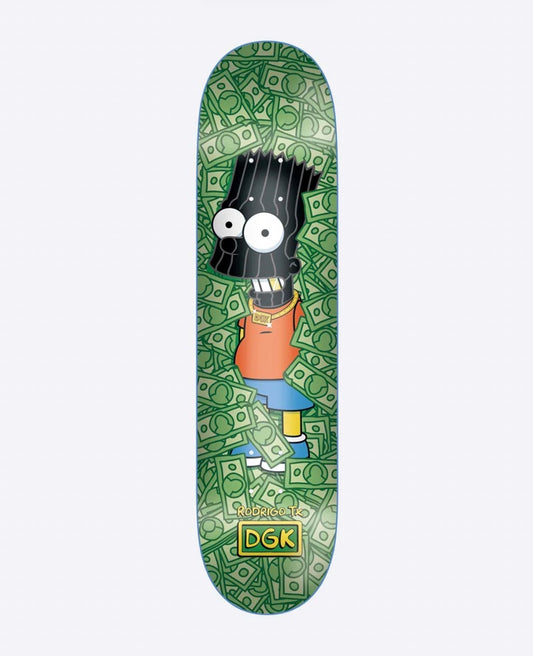 DGK MASKED RODRIGO TX SKATEBOARD DECK 7.75”