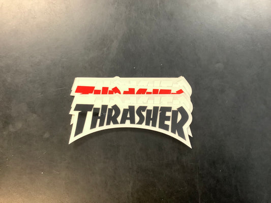 Thrasher sticker Die Cut Logo