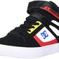 DC Pure High Top EV Shoe Black/White/Red Size 3K