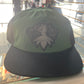 Creature Leaf Unstructured Patch SnapBack Hat Black/Green