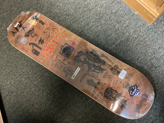 Hockey 8.5” skateboard deck Paper Cover Diego Todd