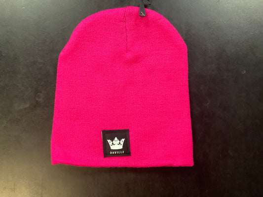 Daville Pink Crown Logo Hoodie
