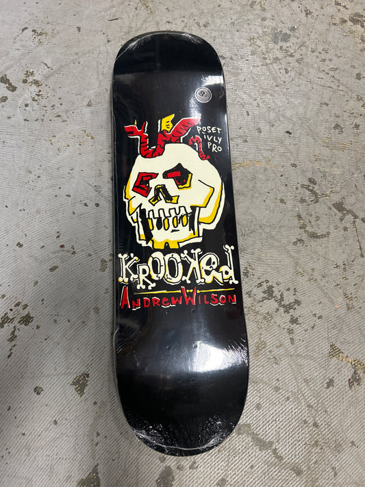 Krooked 8.5 deck A Wilson Positively Pro