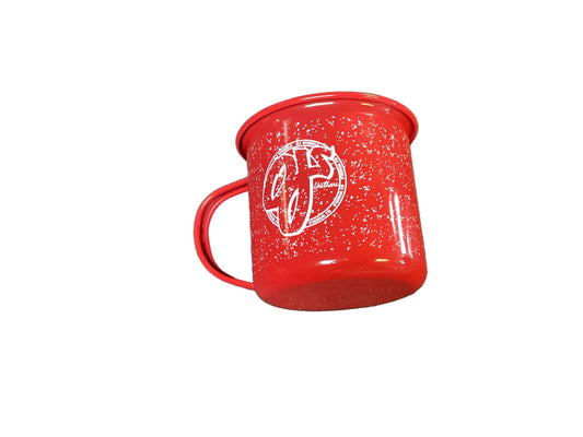 OJs Wheels Camping Tin Mug