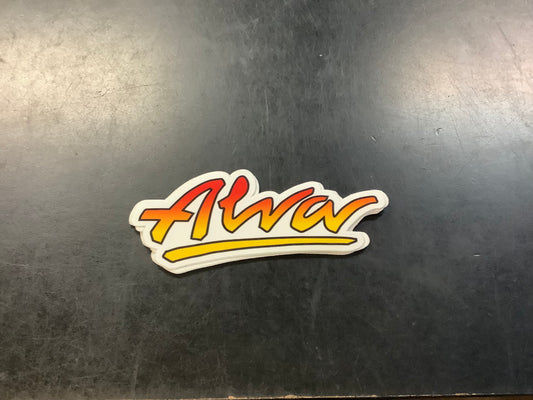 Alva Logo Fade Sticker 4.5”
