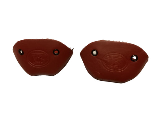 Riedell Toe Caps Leather RED for Roller Skates