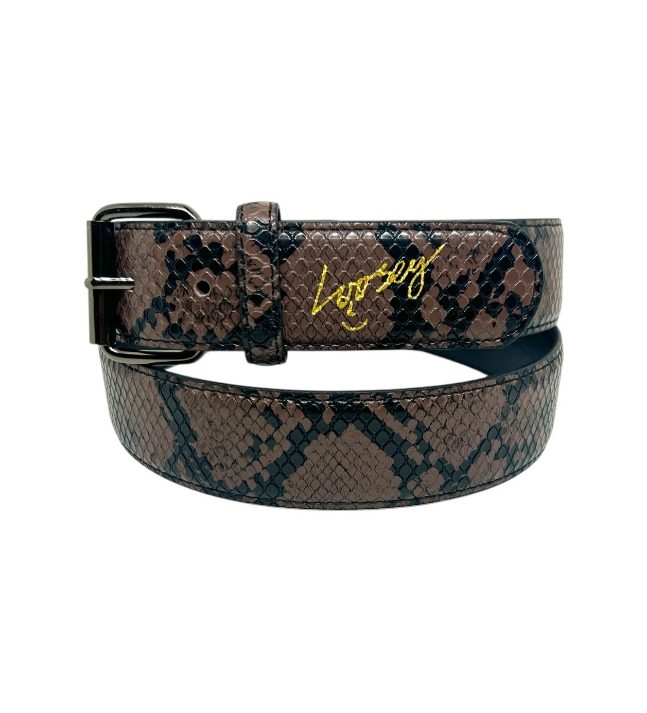 LOOSEY BROWN SLITHER BELT