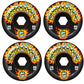 Spitfire 58mm 80HD Conical Full Chrome Venom Black Skateboard Wheels