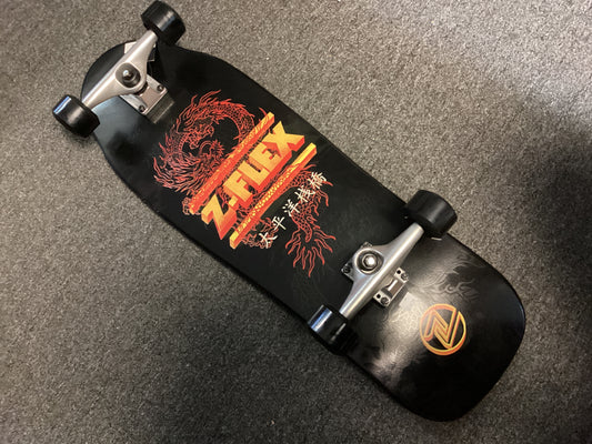 Z Flex 10” complete Skateboard Dragon 80s Bear