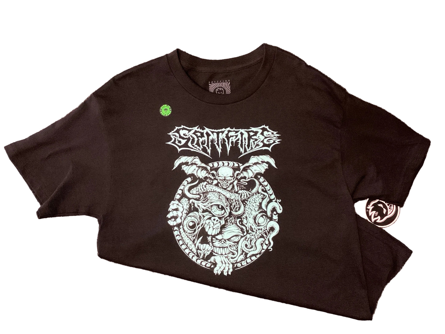 Spitfire Demon Gate Tee Shirt (Glow in the Dark)