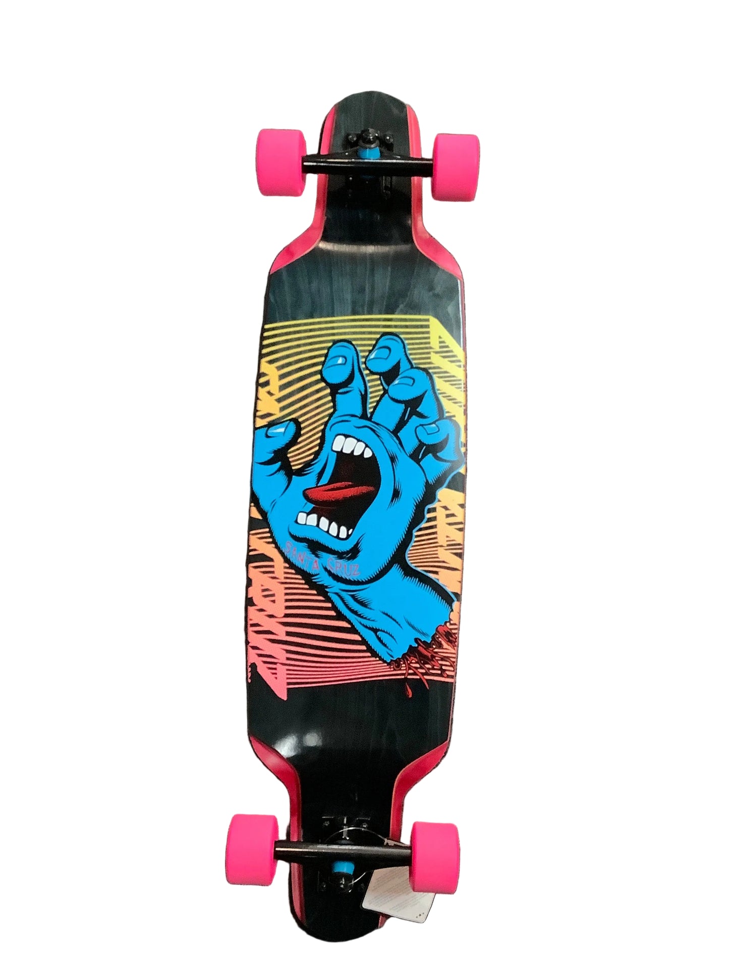 Santa Cruz complete skateboard Split Hand Drop Down Longboard 9.5”
