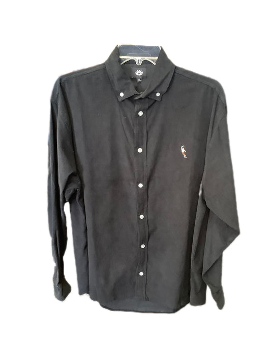 Magenta PWS Button Up Black XL