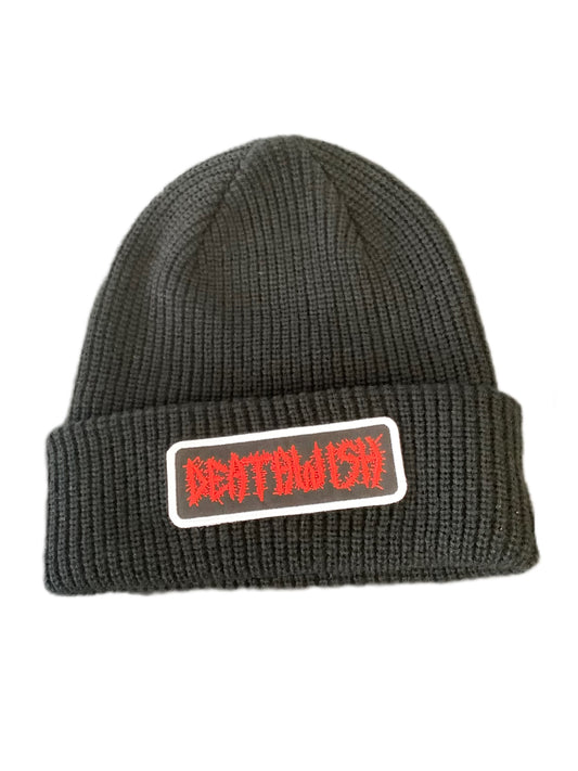 Deathwish beanie patch black Hat