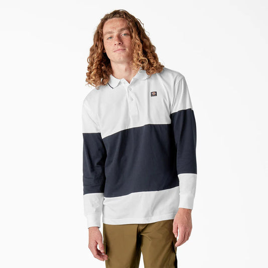 Dickies Skateboarding Temp IQ Long-Sleeve Polo Rugby Shirt