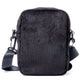 SLUSHCULT ANYWHERE SIDE BAG ALL BLACK CORDUROY