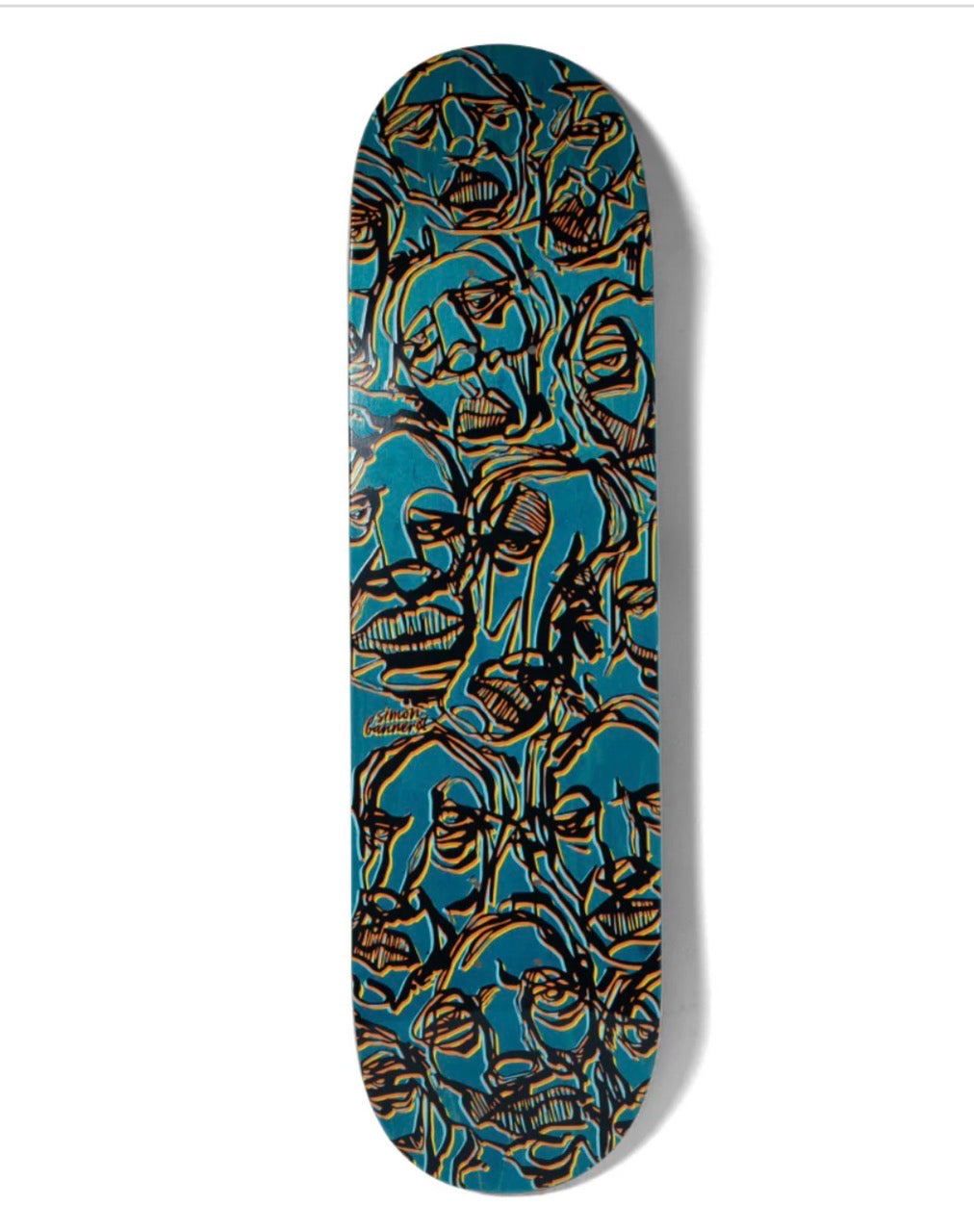 Girl Bannerot Saiz Faces Skateboard Deck