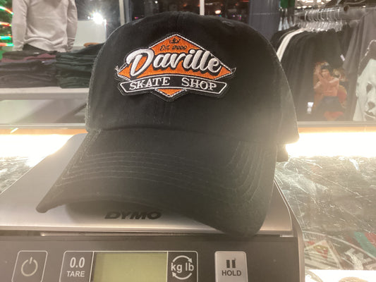 Daville dad hat with buckle strap Diner Logo black