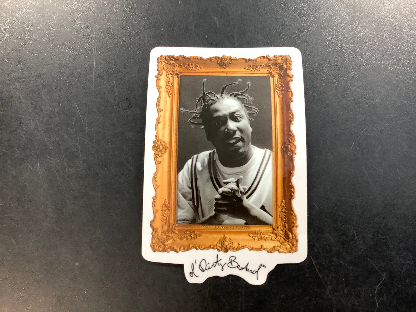 ODB Color Bars Golden Frame Sticker