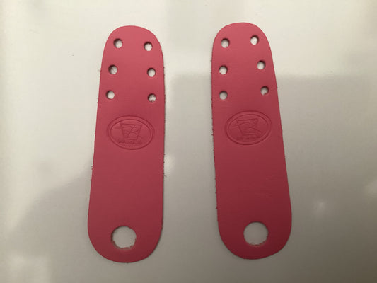 Riedell Toe Guard Leather Hot Pink
