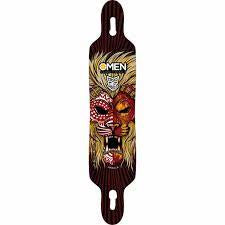 Omen Africa Mask 41.5" Drop Through with Flex Longboard Custom Complete