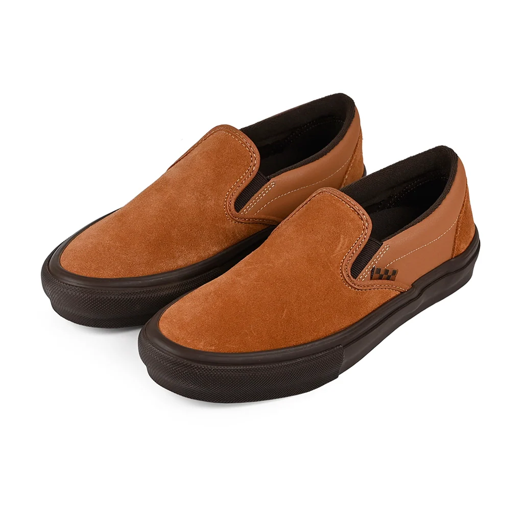 Vans Skate Slip On Brown Shoes