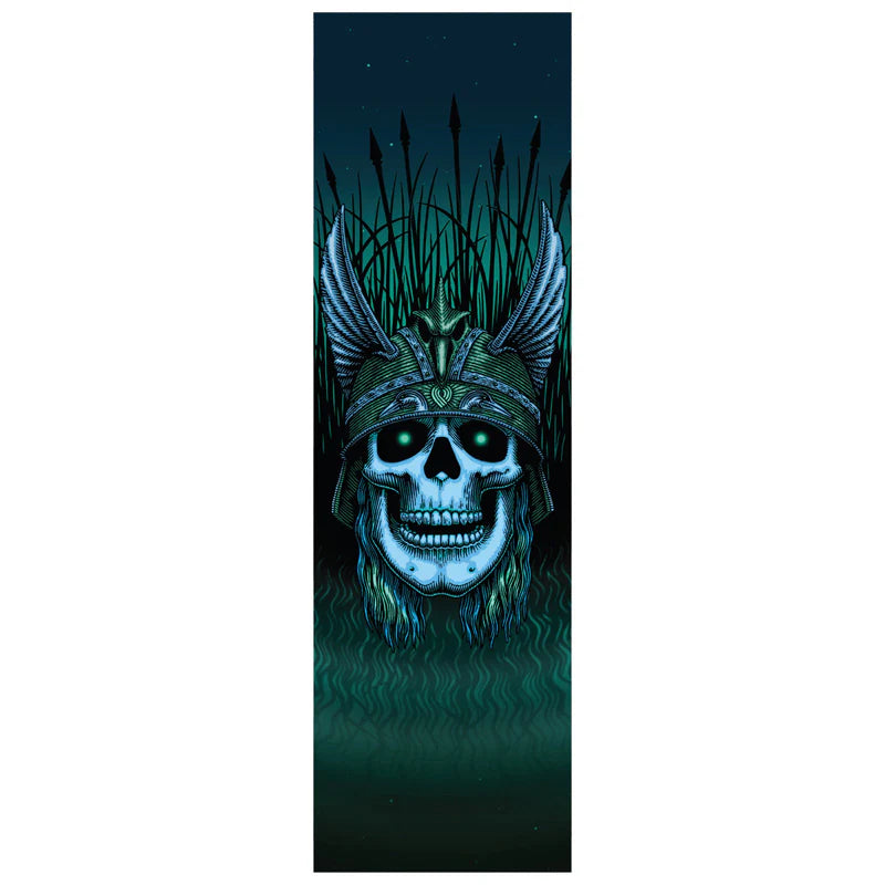 Powell Peralta Anderson Green Skull Grip Tape Sheet 9 x 33