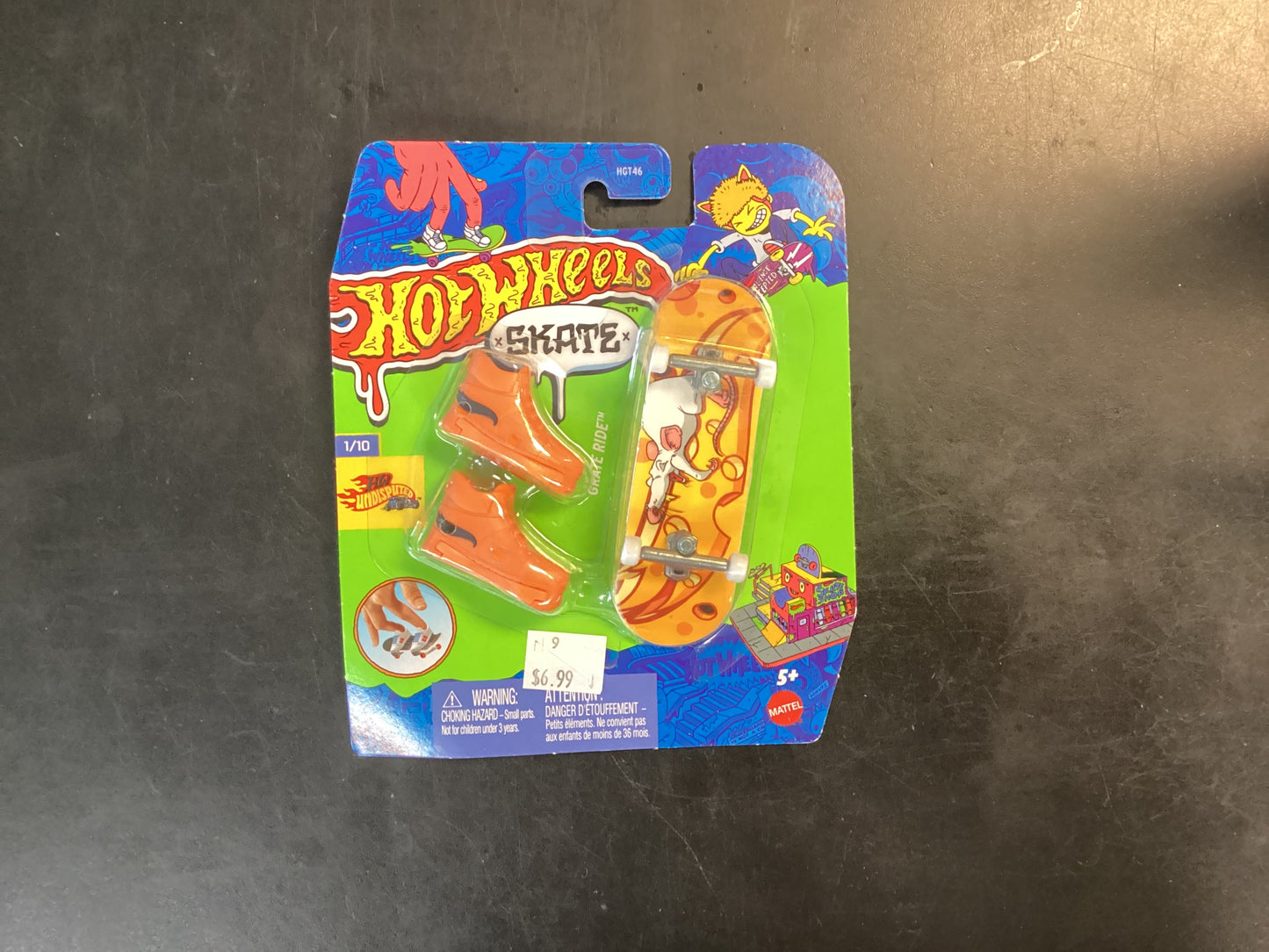 Hotwheels Skate fingerboard Tony Hawk Grate Ride