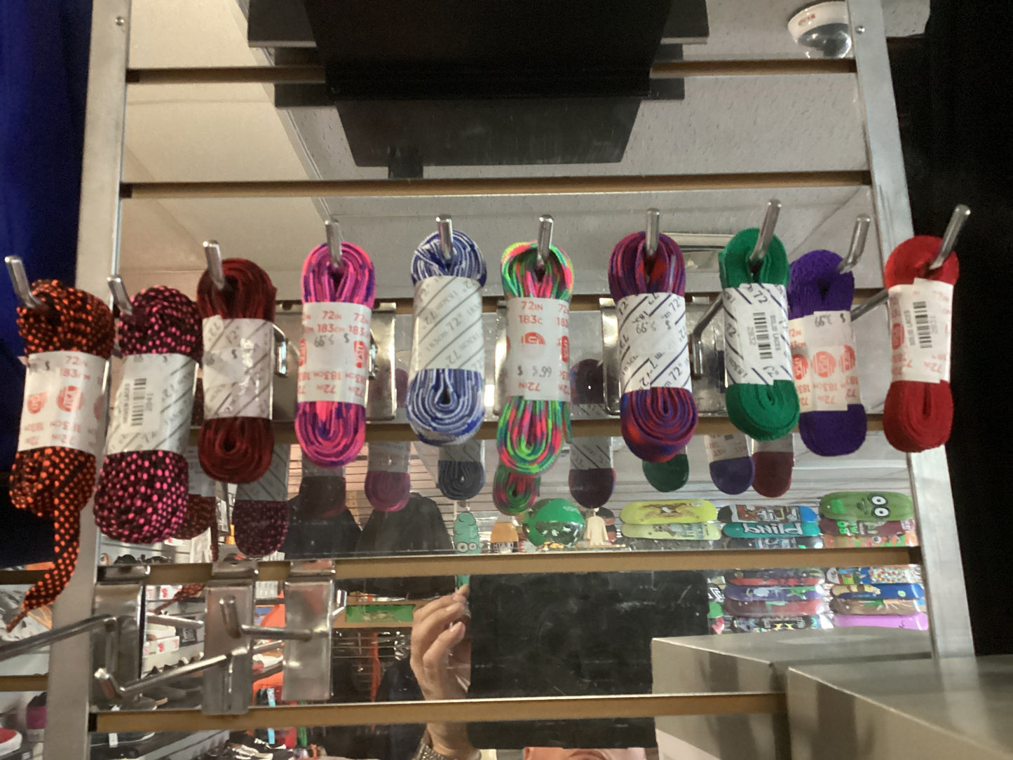 Shoe Laces Woven assorted colors