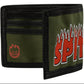 Spitfire Demonseed Script Bi-Fold Wallet Olive