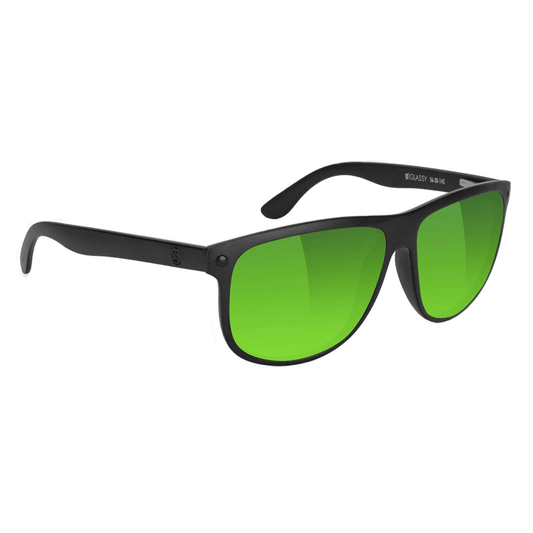 Glassy Sunglasses Cole Premium Polarized Blackout/Green Mirror