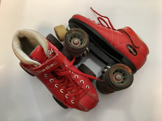 Riedell USED roller skates DIABLO red size 5