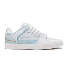 Lakai Telford Low Shoes White Leather Size 11