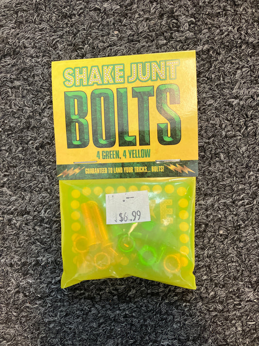 Shake Junt Bolts 4 Green 4 Yellow 7/8 Phillips