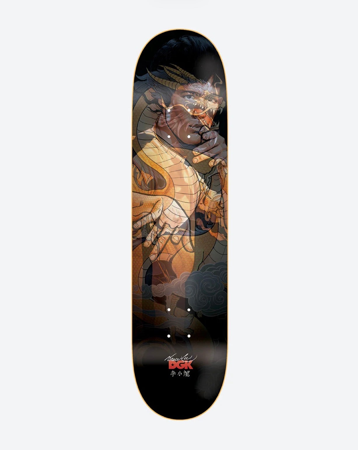 DGK X BRUCE LEE DRAGON LEE LENTICULAR SKATEBOARD DECK 8.0”