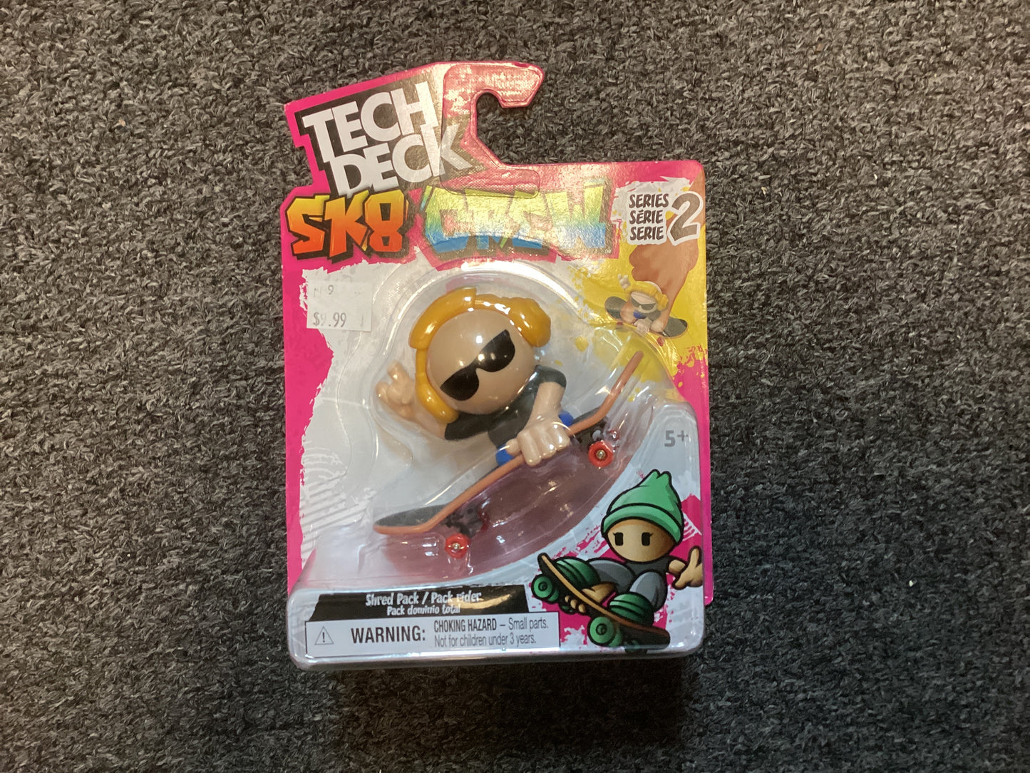 Tech Deck Sk8 Crew Series 2 fingerboard toy headphone