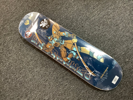 Powell Peralta 8.5 flight deck Cab Gundan navy gold