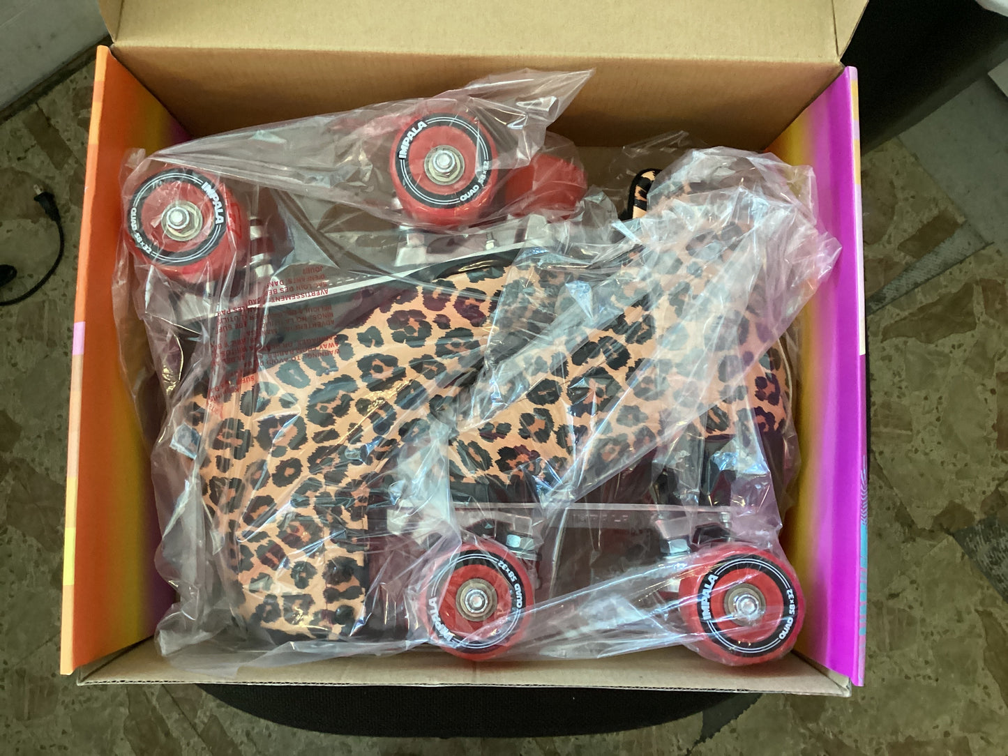 Impala Roller Skates Leopard Size 6