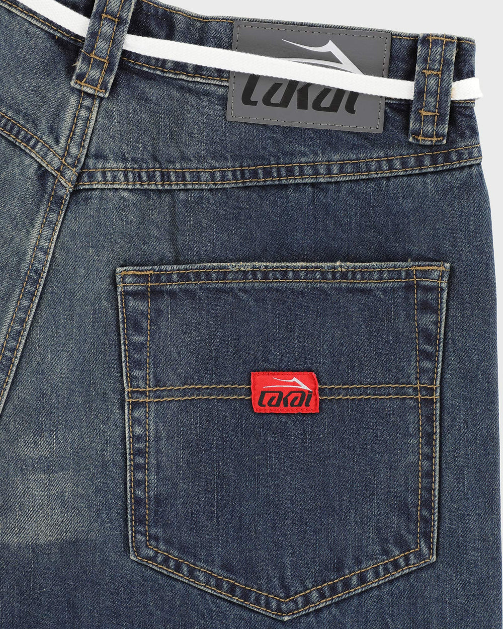LAKAI VINTAGE WASHED WIDE LEG DENIMS