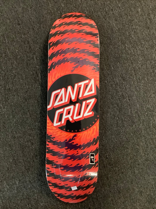 Santa Cruz Deck 8.5 Flame Ringed Dot