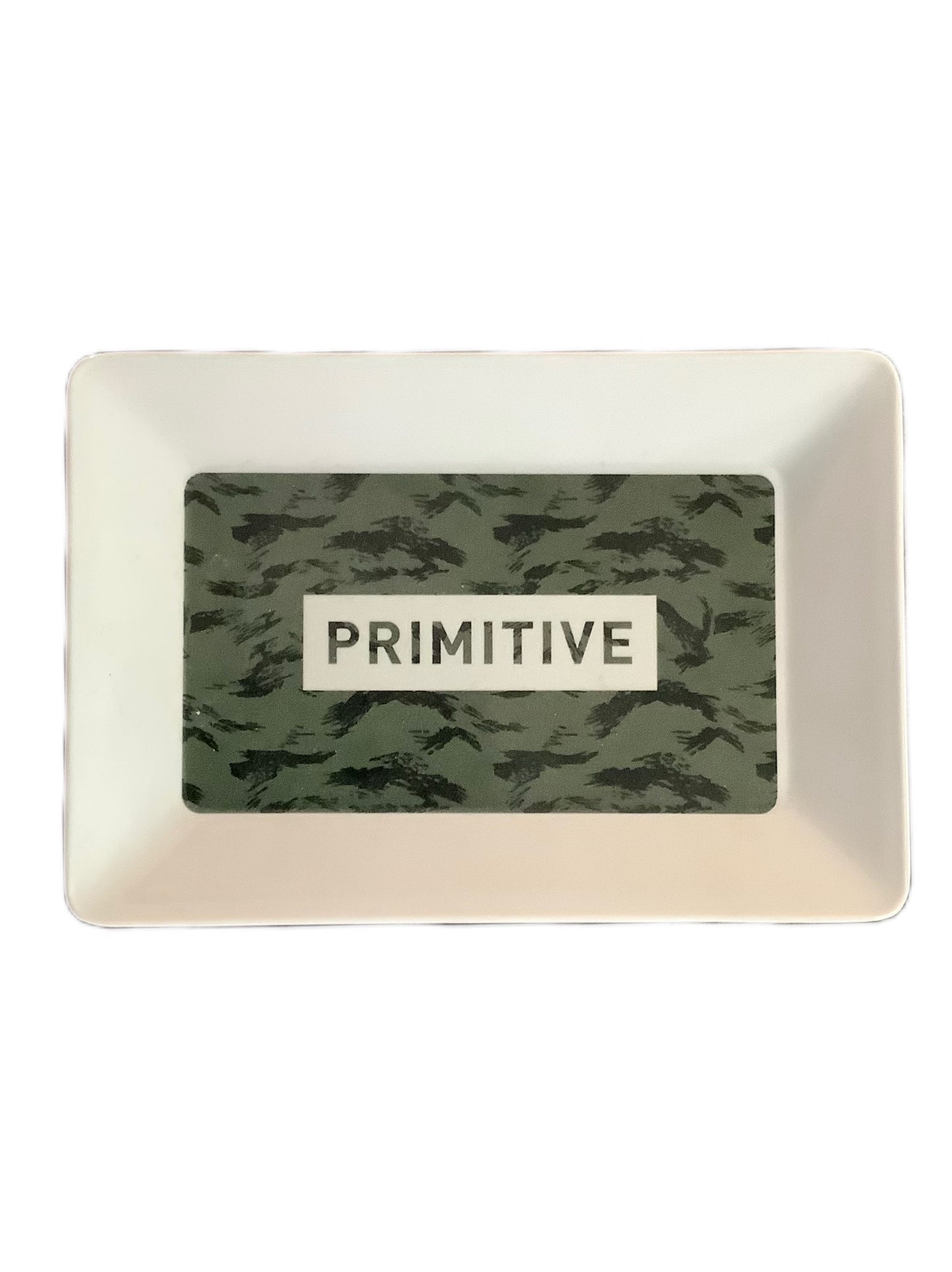 Primitive Ashtray Dark Green Mountain