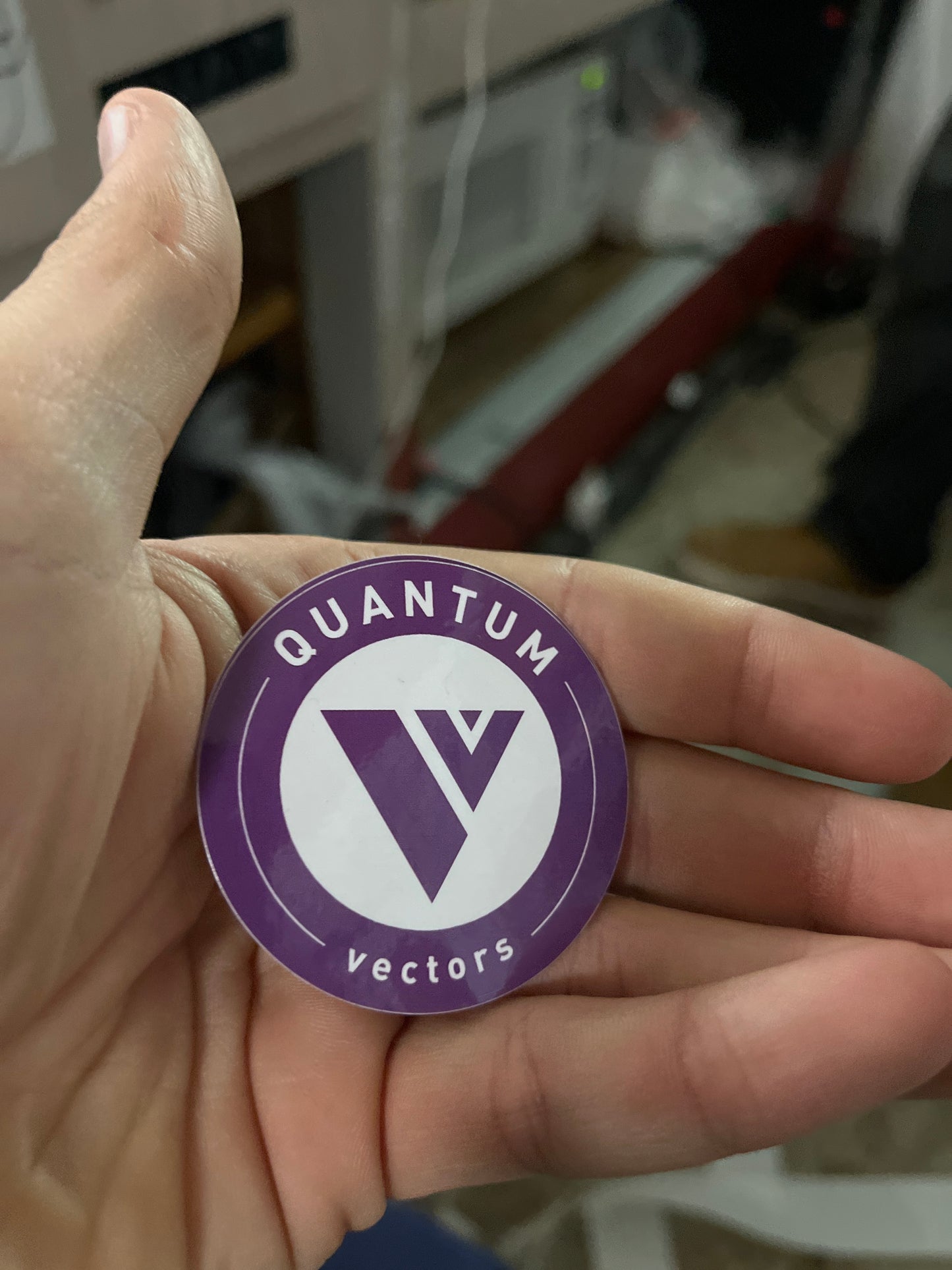 Quantum Vectors Sticker