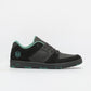 ES Accel Size 7 Slim Black/Green Skateboard Shoes