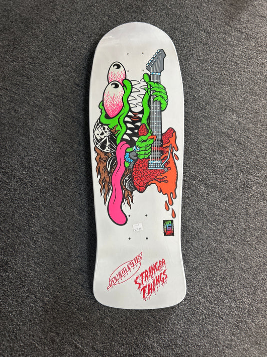 Santa Cruz X Stranger Things 10” deck Meek Slasher Eddie Reveal GLOW IN THE DARK