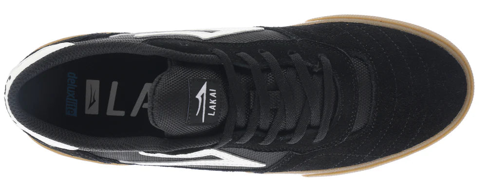 Lakai Cambridge Skate Shoes Black/Gum Suede